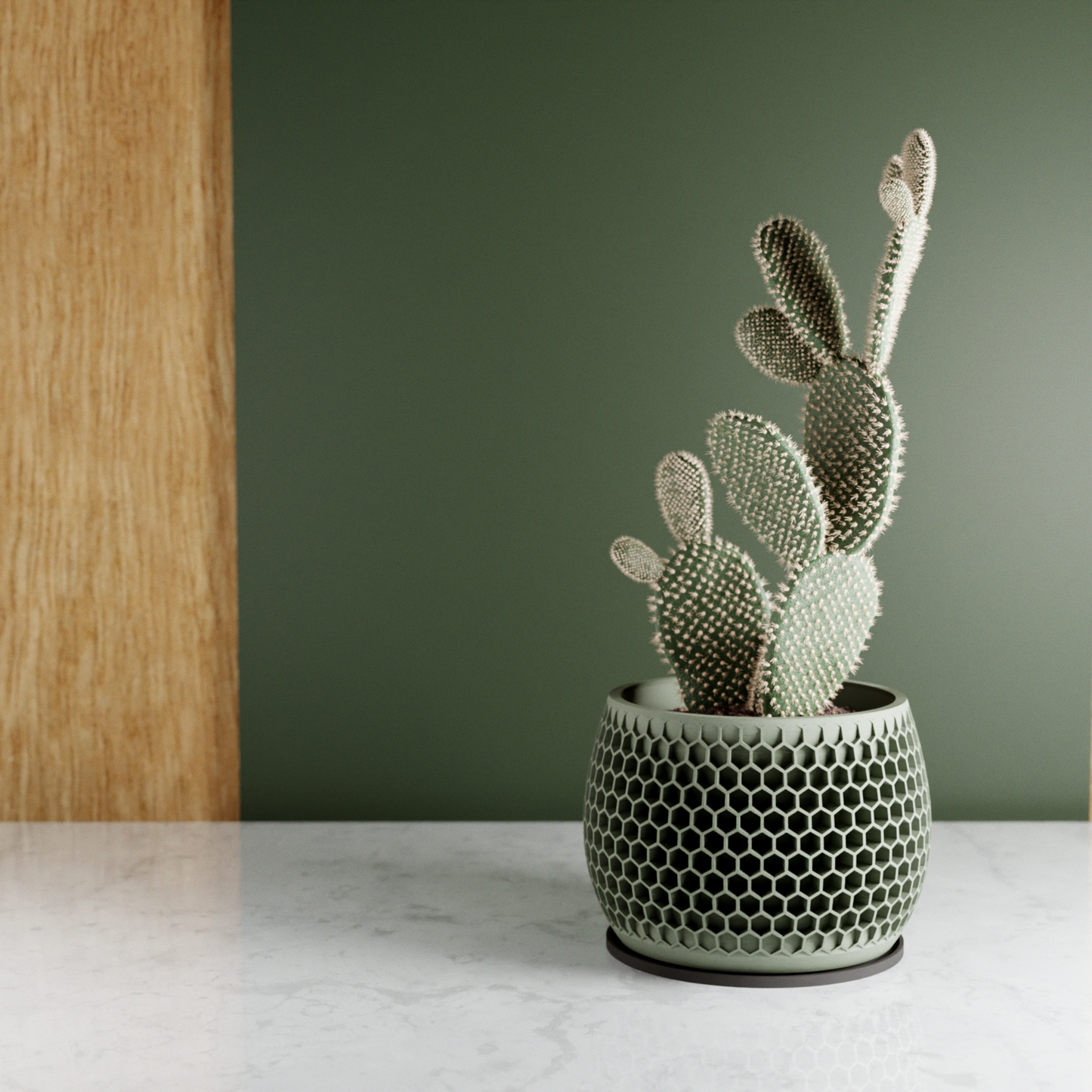 Honeycomb Planter – Green Planter