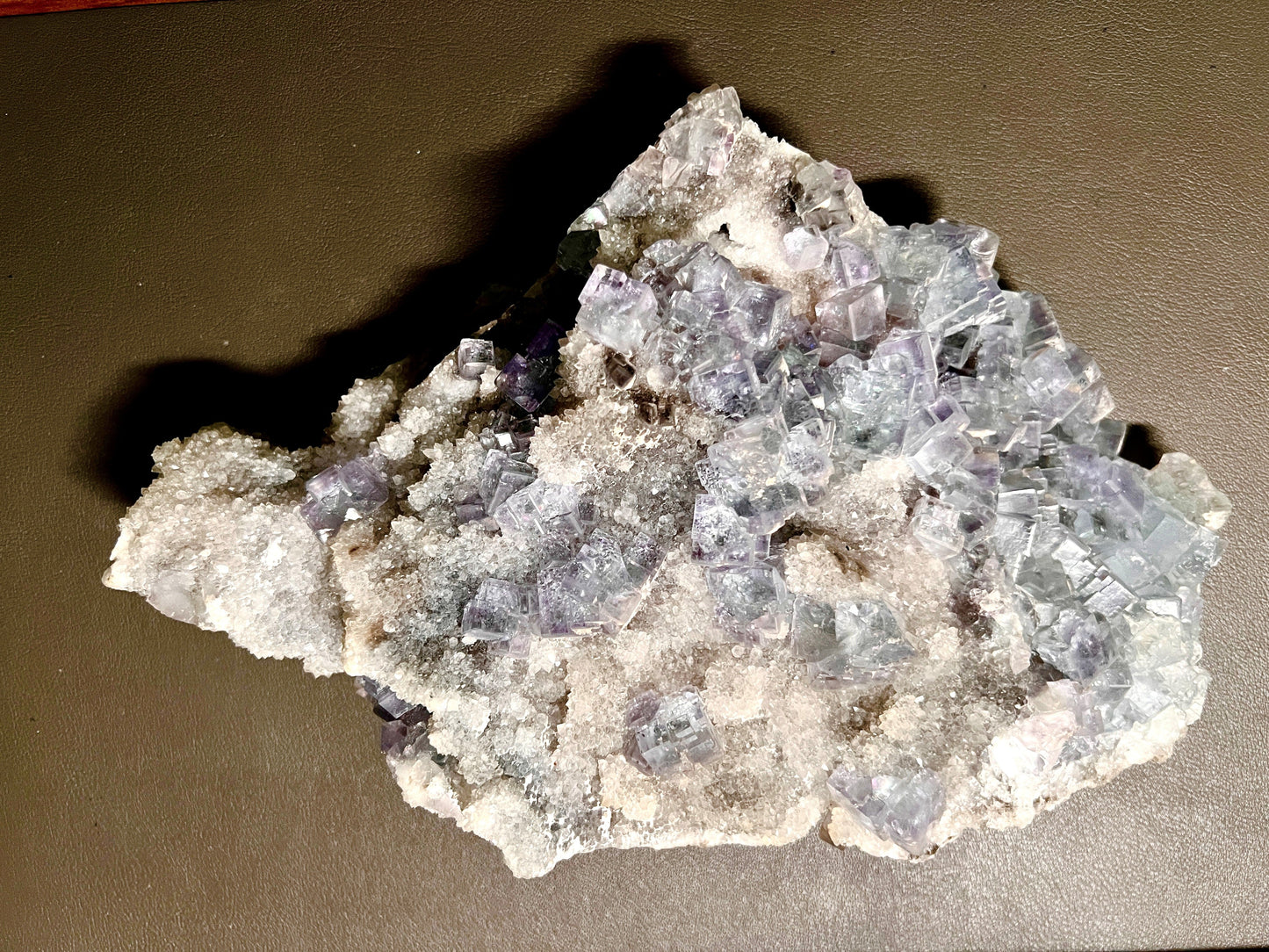Huge 5.5 lbs Blue Fluorite XL "Sugar Cube" Double Sided Cluster – Clusters