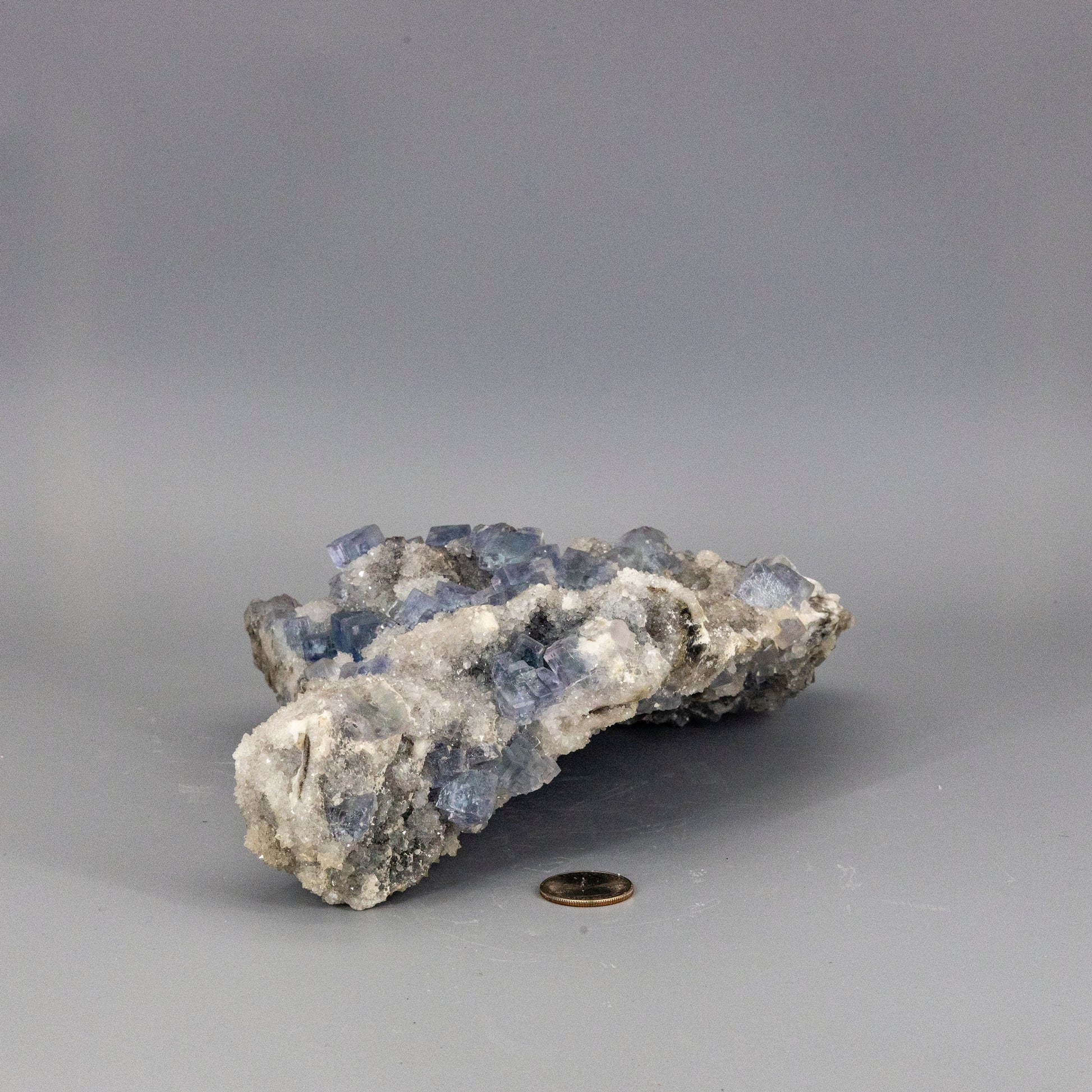 Huge 5.5 lbs Blue Fluorite XL "Sugar Cube" Double Sided Cluster – Clusters