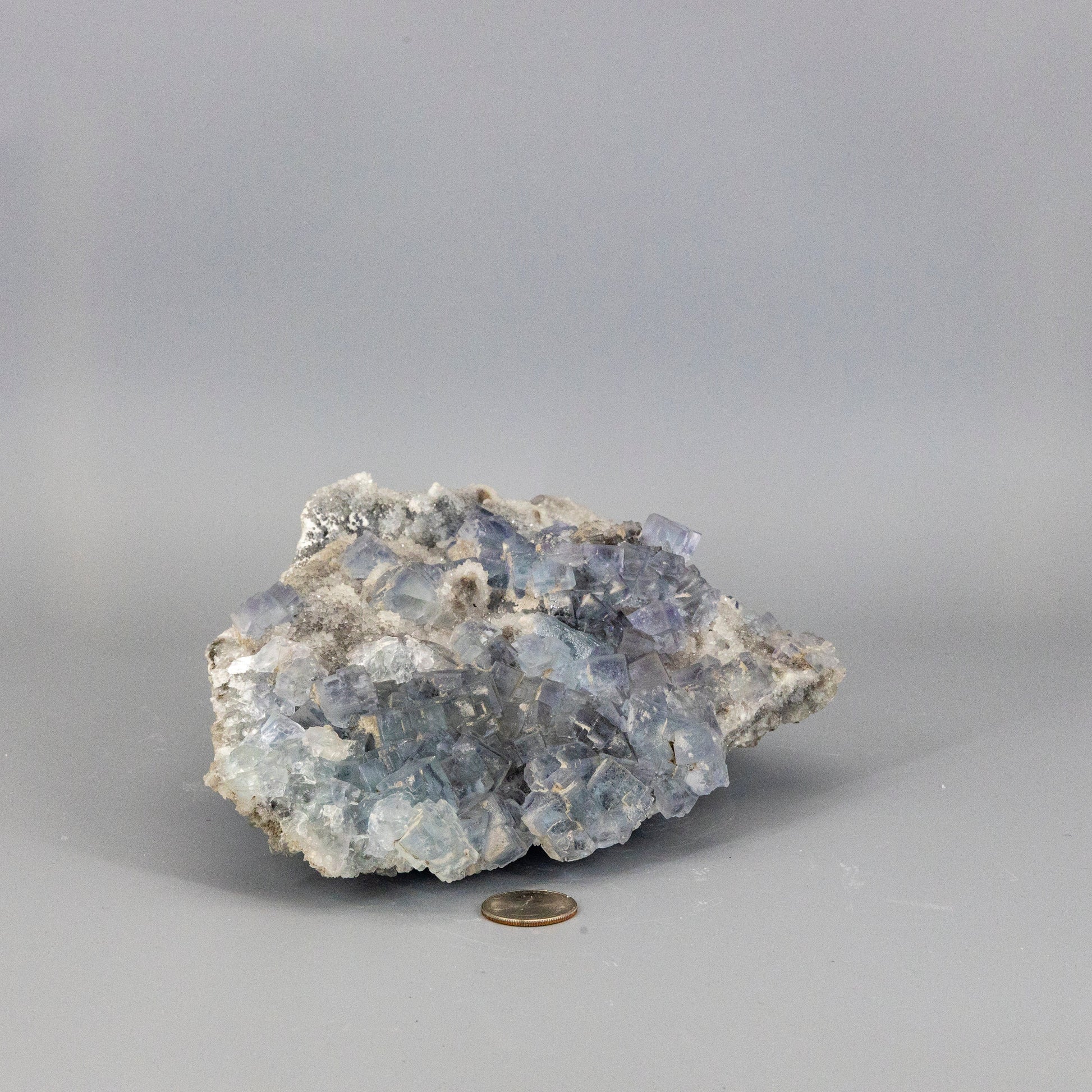Huge 5.5 lbs Blue Fluorite XL "Sugar Cube" Double Sided Cluster – Clusters