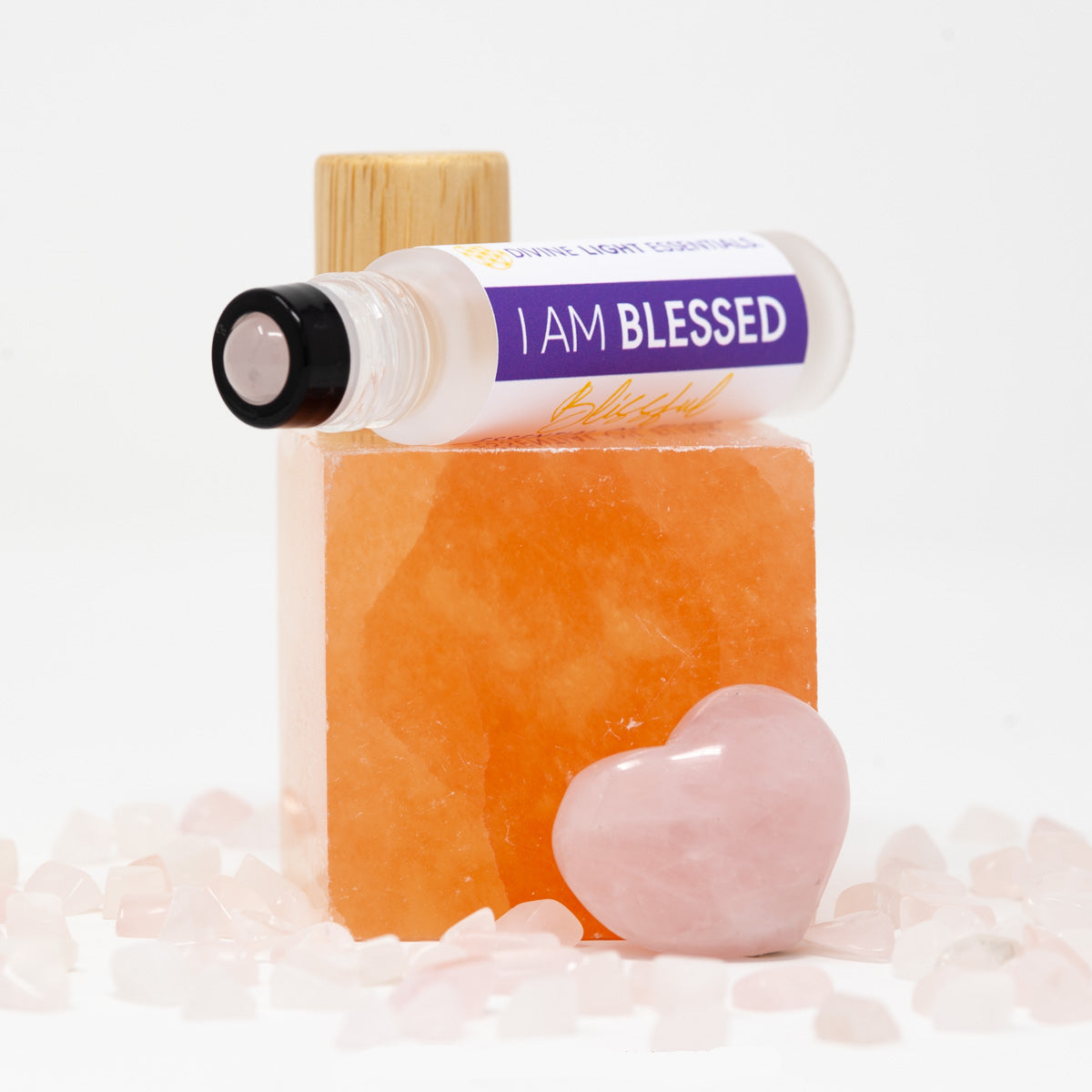 I Am Blessed Essential Oil Elixir - Blissful - Blue Lotus & Rose - Roller