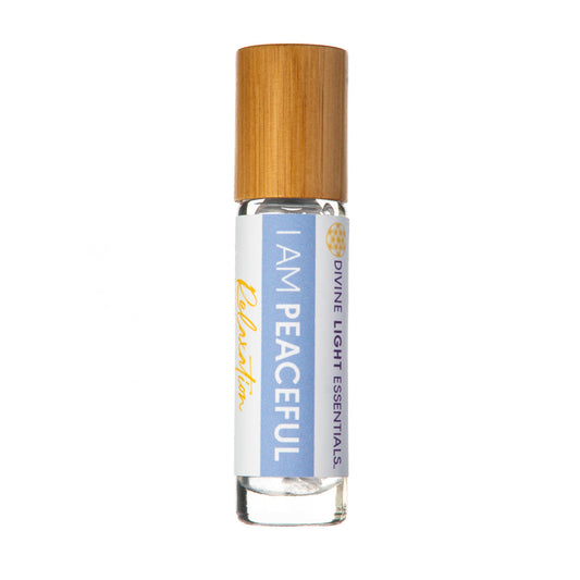 I Am Peaceful Essential Oil Elixir - Relaxation - Aromatherapy Roller Bottle