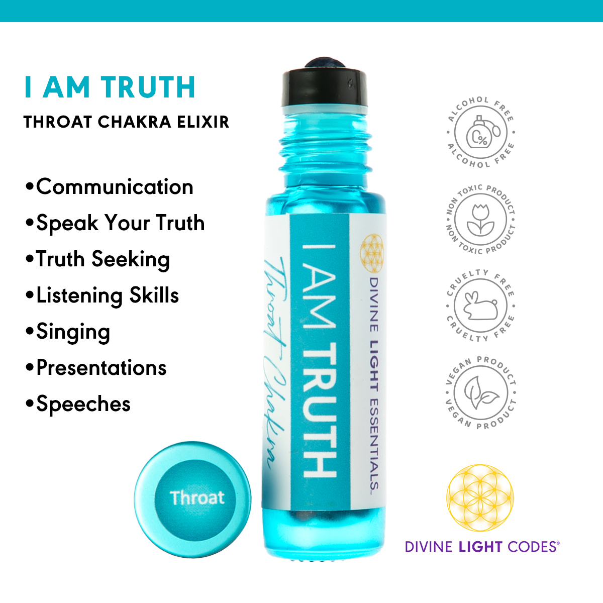 Chakra Balancing Elixirs - Essential Oils - 10 Roller Bottles Set