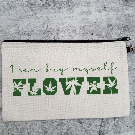 I Can Buy Myself Flower 420 Wristlet Bag – Fun Cannabis-Inspired Pouch