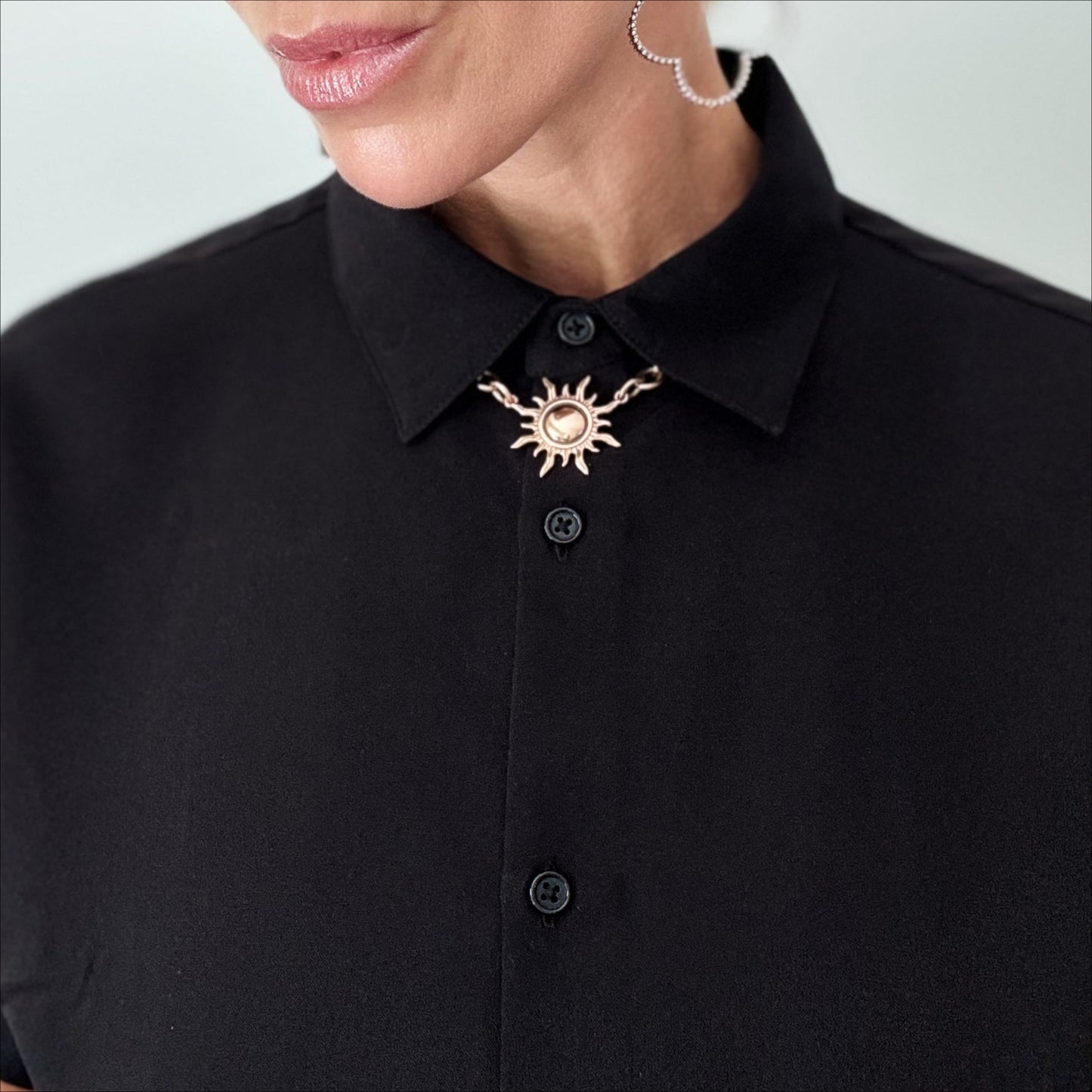Grateful Sun Choker Necklace – midi choker