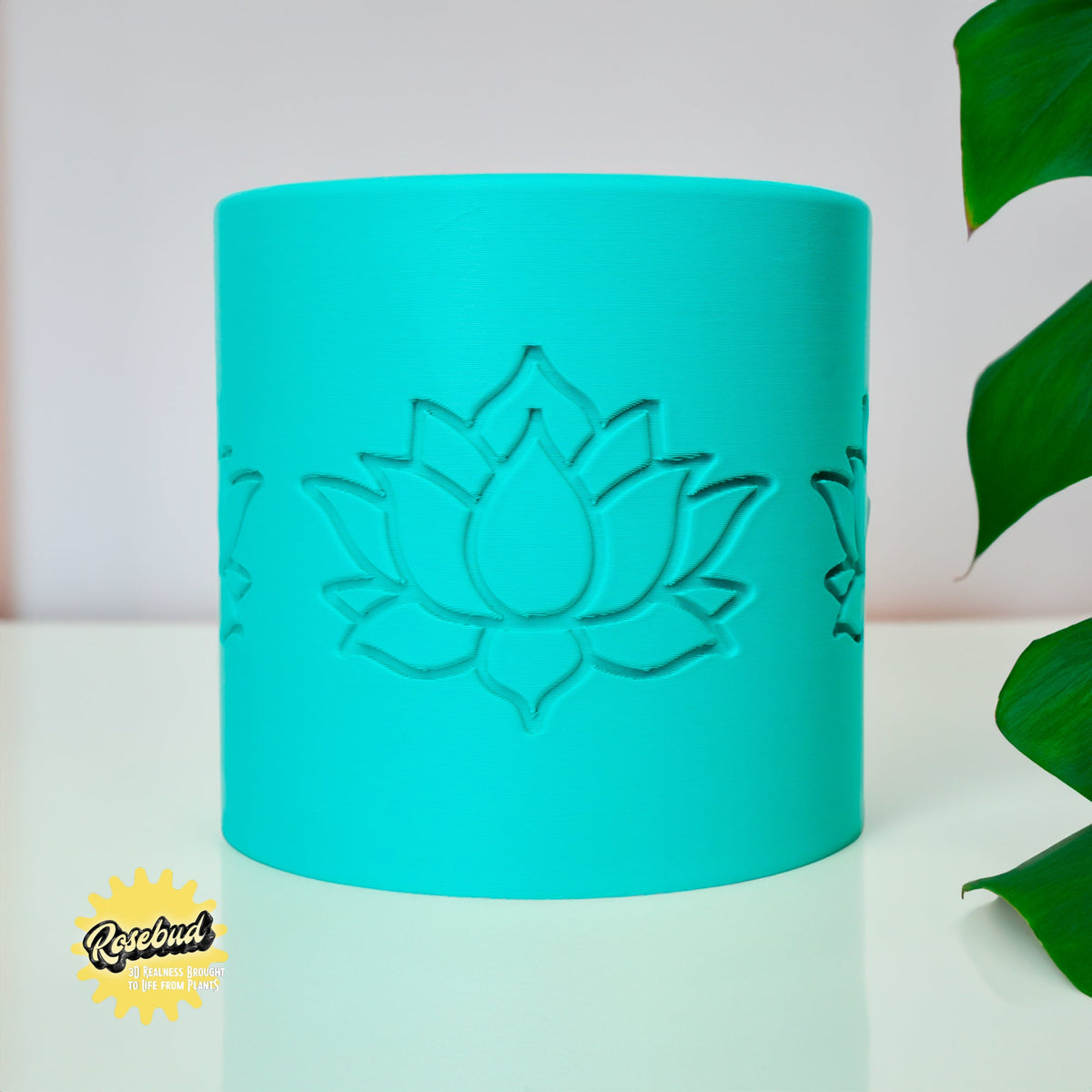 Lotus Flower Planter with Drainage | 3D-Printed Plant Pot
