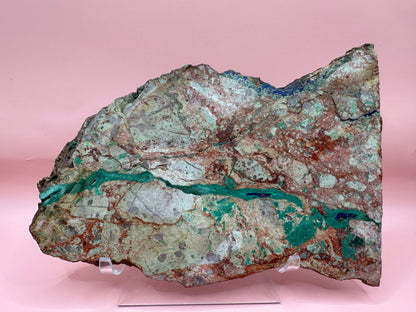 Malachite Azurite Slab - 7"x5"x0.3"