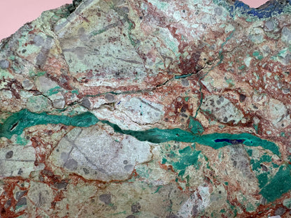 Malachite Azurite Slab - 7"x5"x0.3"