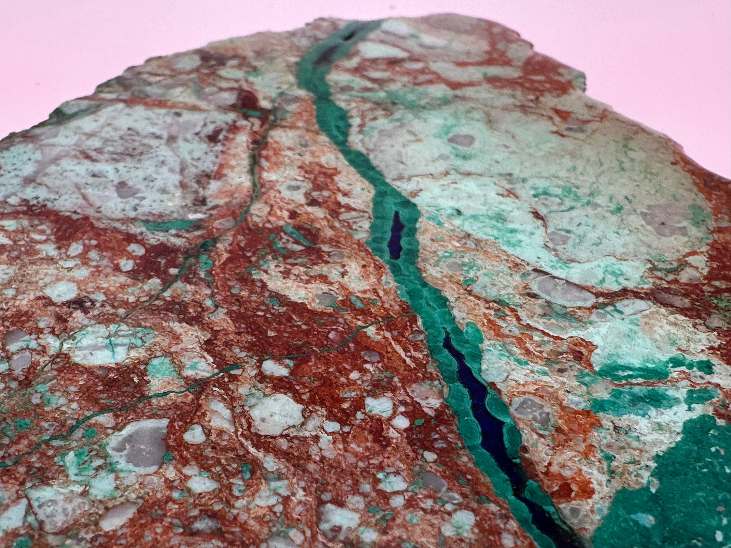 Malachite Azurite Slab - 7"x5"x0.3"