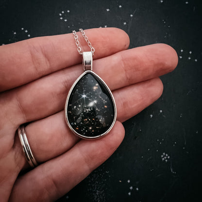 Deep Field Drops in Cosmic Ocean Teardrop Necklace – Necklace