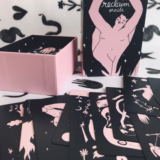 Reclaim Oracle Deck | 99 Card Shadow Work Self Discovery Deck –