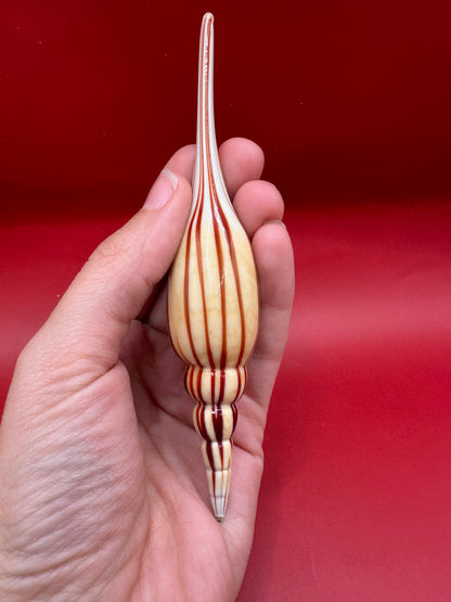 Glass Shell Sculpture – Coastal Home Decor 5-Inch Accent – Home & Garden > Home Decor > Decorative Objects