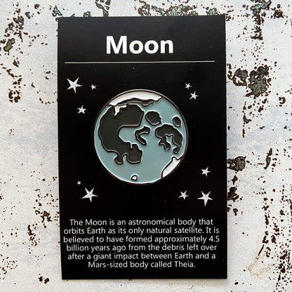 Full Moon Enamel Pin