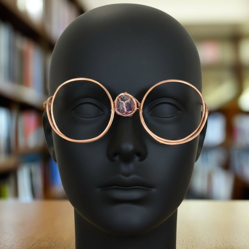 Copper Glasses Frames With No Lenses –