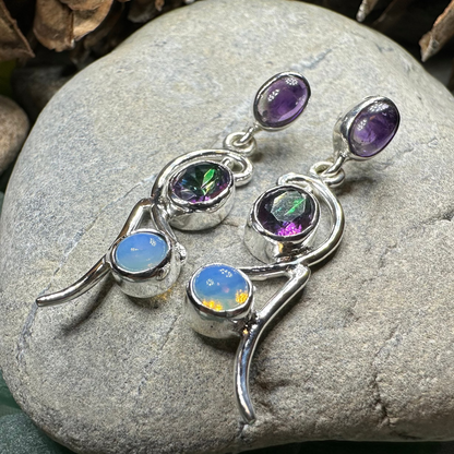 Fairy Waterfall Mystic Topaz Earrings