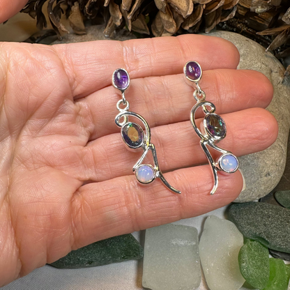 Fairy Waterfall Mystic Topaz Earrings