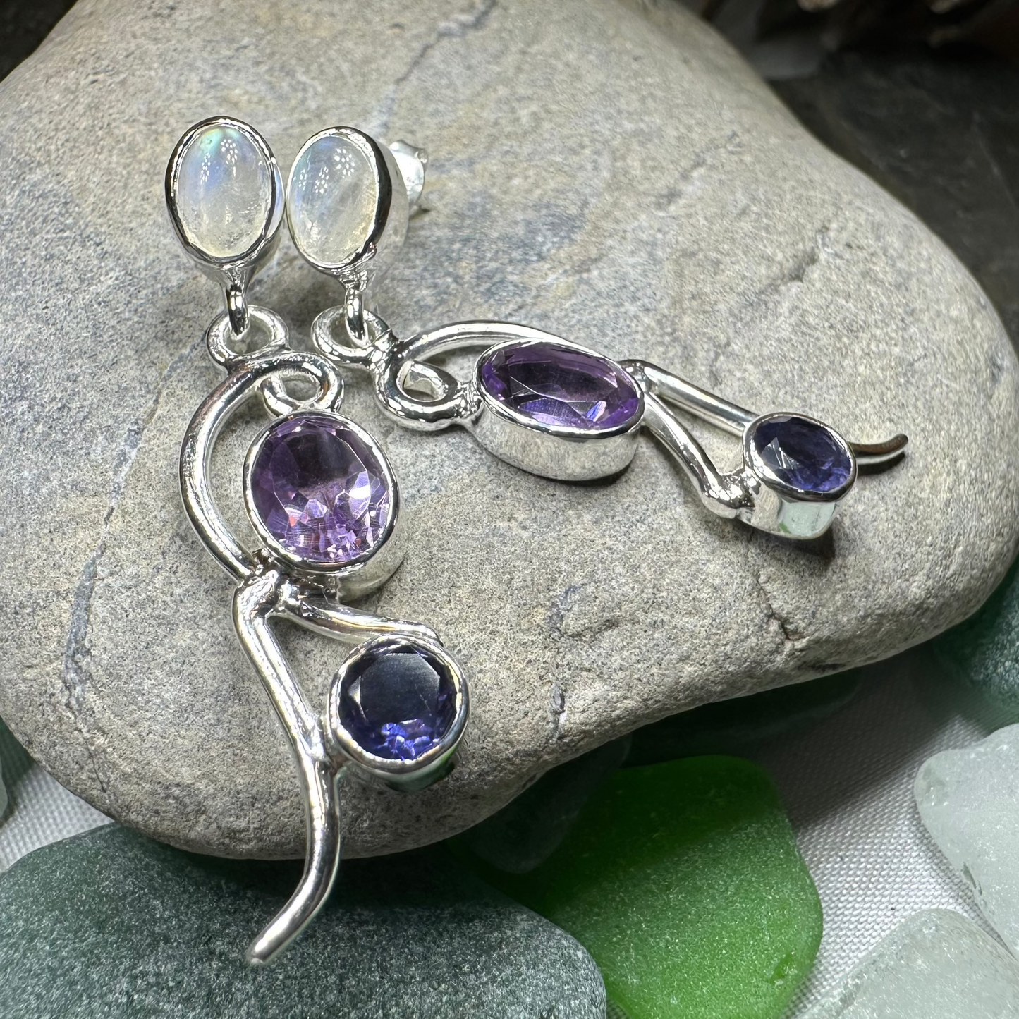 Fairy Waterfall Mystic Topaz Earrings
