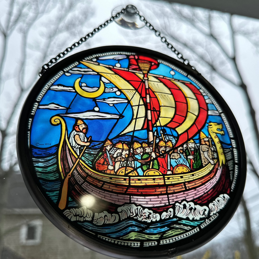 Viking Ship Suncatcher