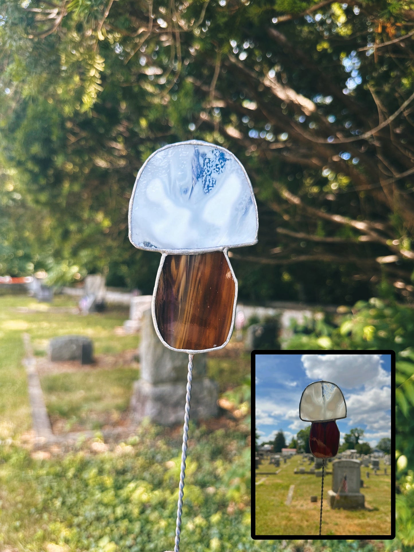 Mushroom Garden Stake – Whimsical Outdoor Décor for Yard & Planters