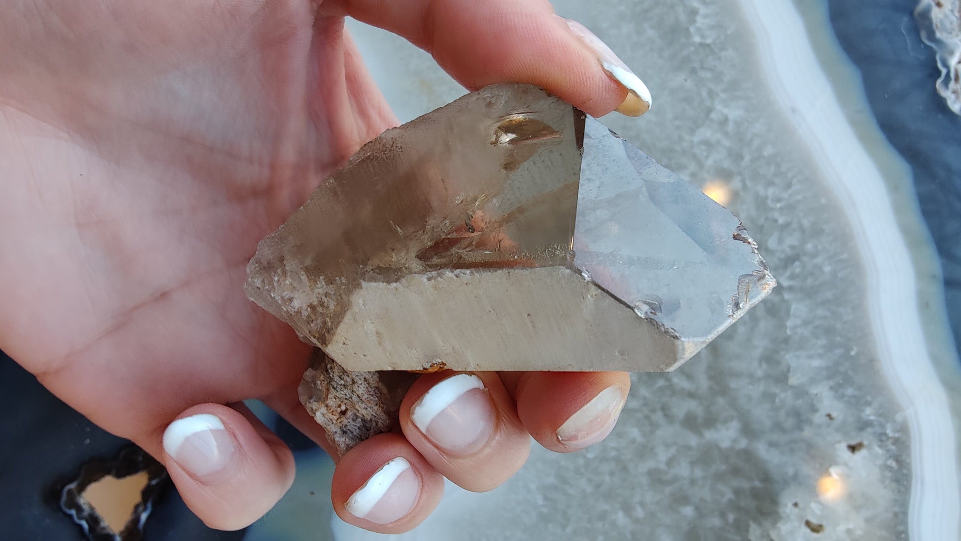 Lodalite Included Smoky Quartz 128g – Minerals