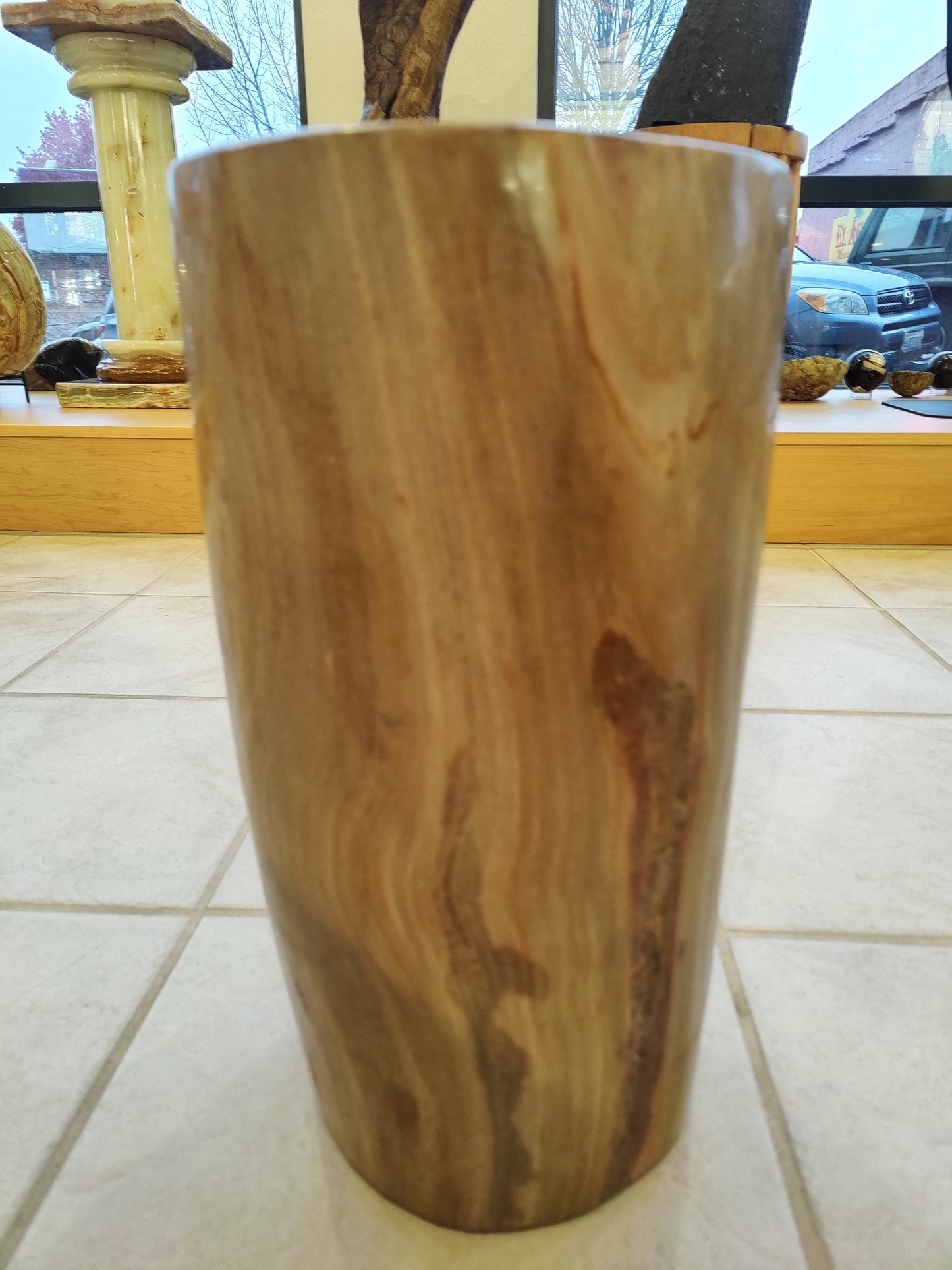 Petrified Wood Pedestal – 28kg 40cm 16" Lapidary