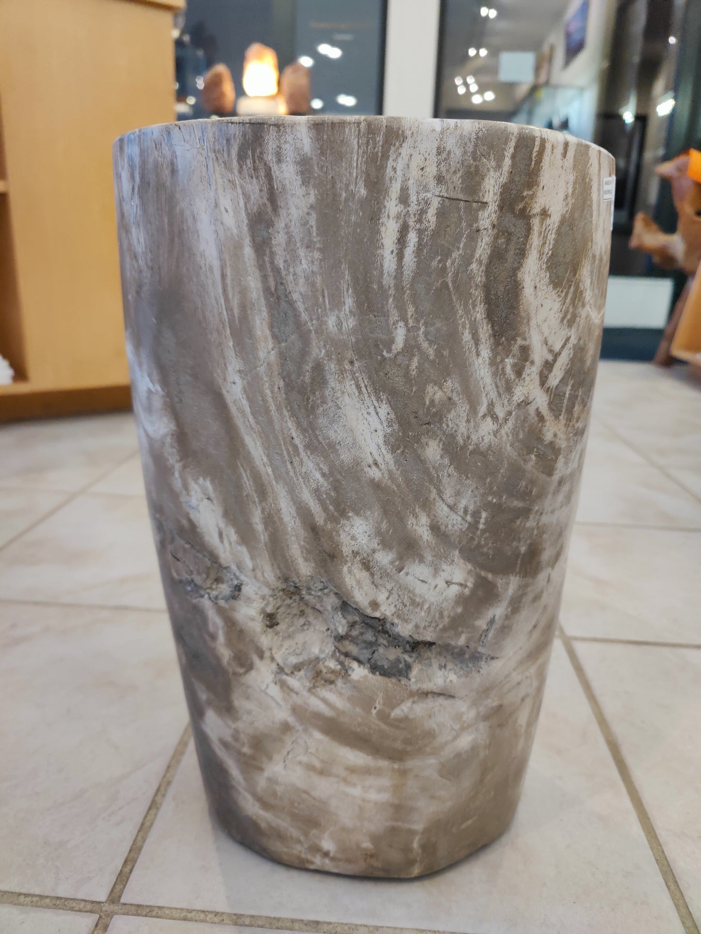 Petrified Wood Pedestal – 34kg 40cm 16" Lapidary