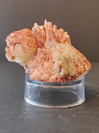 Red Mordenite with Stilbite Specimen 112g – Minerals