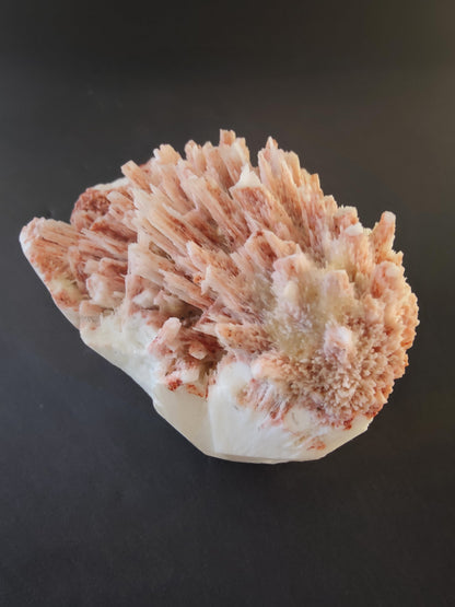 Red Mordenite & Stilbite Crystal Specimen - 355g India – Minerals