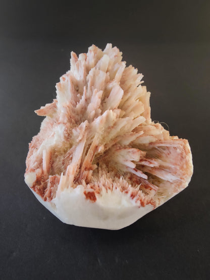 Red Mordenite & Stilbite Crystal Specimen - 355g India – Minerals