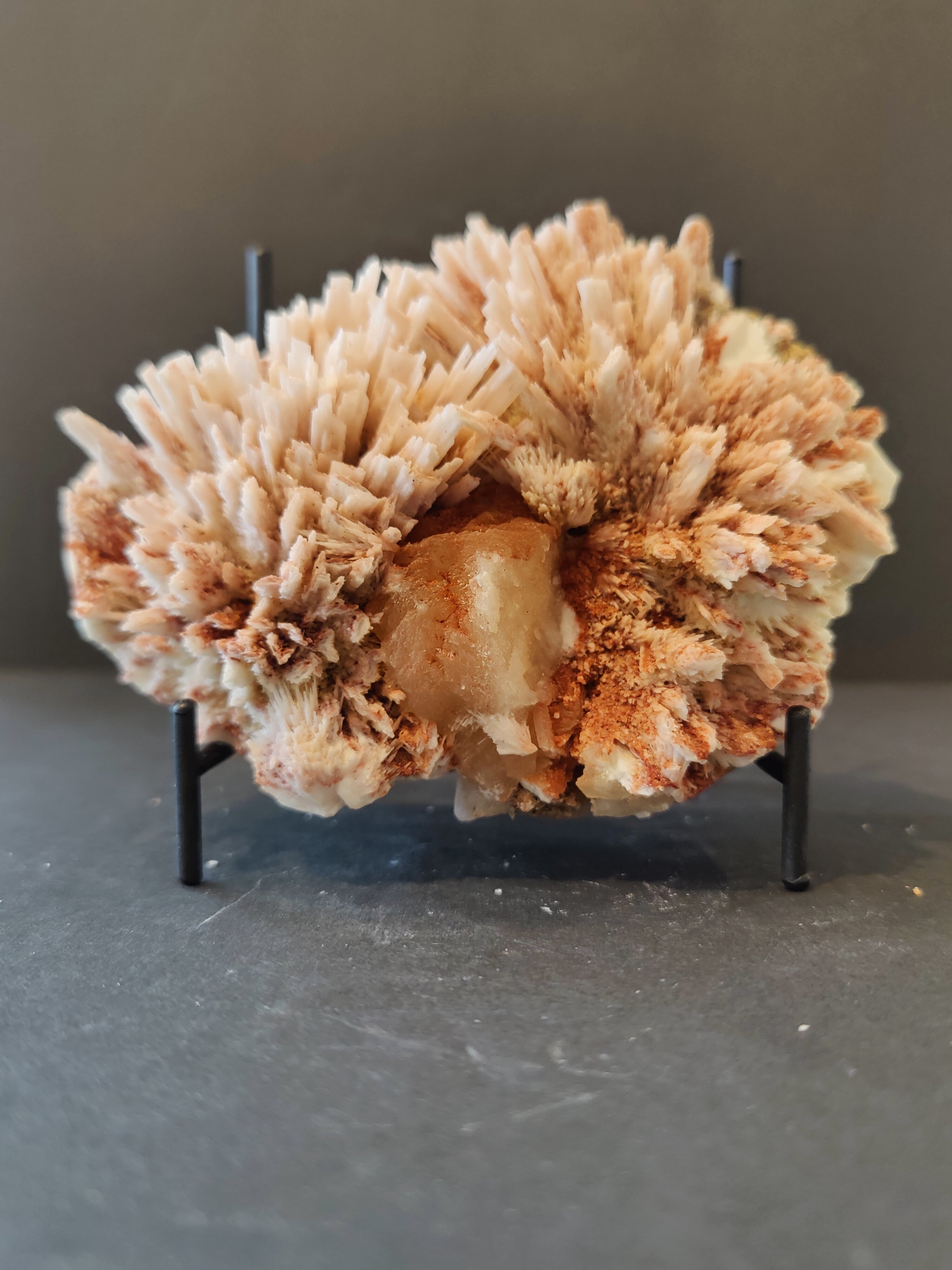 Red Mordenite Stilbite Specimen 582g India | Rare Zeolite Crystal ...