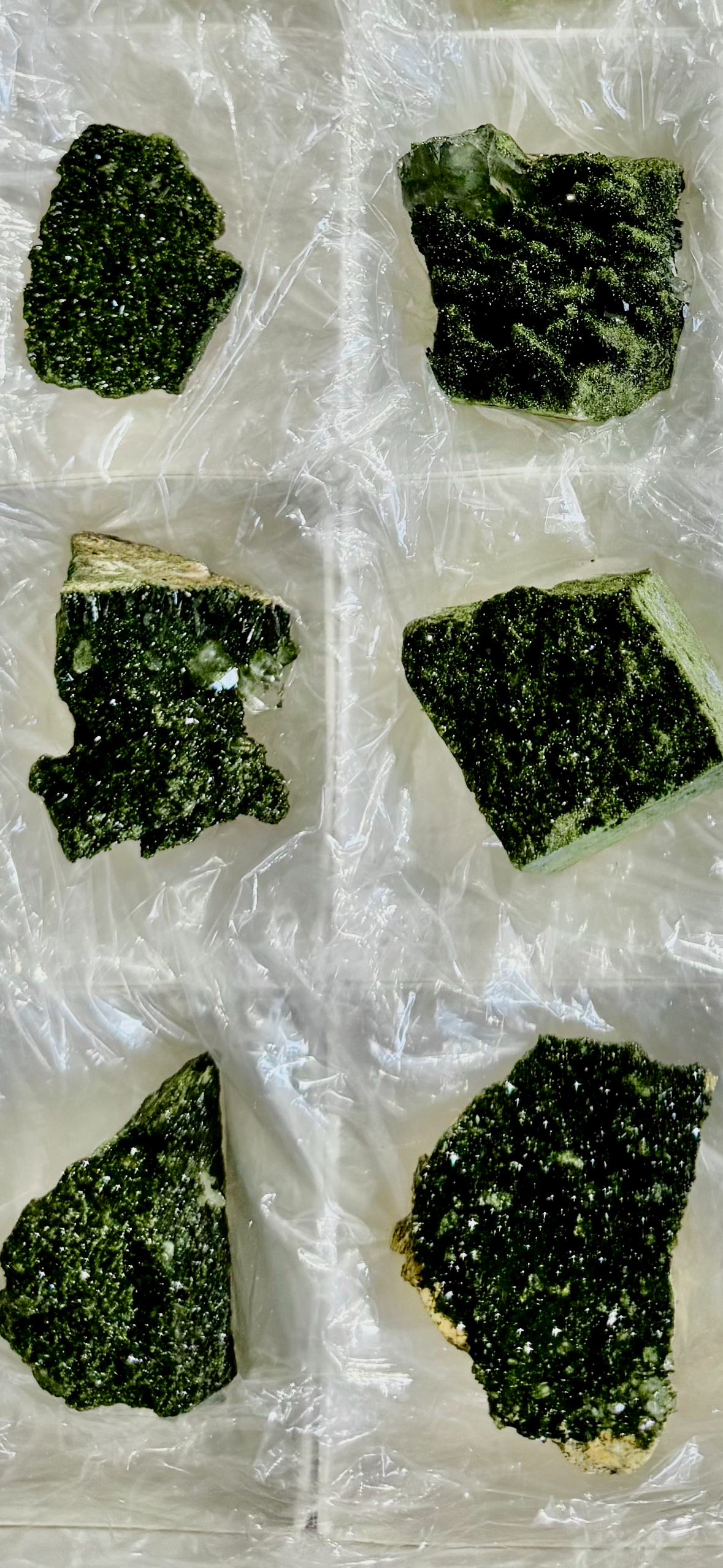 Forest Epidote Specimens from Turkey, Epidote and Quartz, Epidote Clusters –