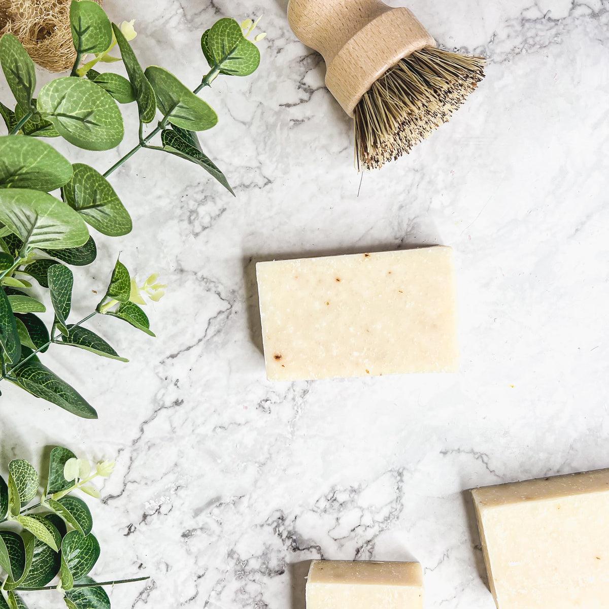Spearmint Basil - Exfoliating Handmade Soap – Soap bar
