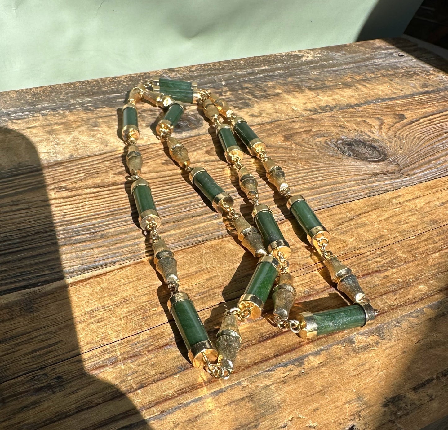 Vintage Jade Necklace - 30" –