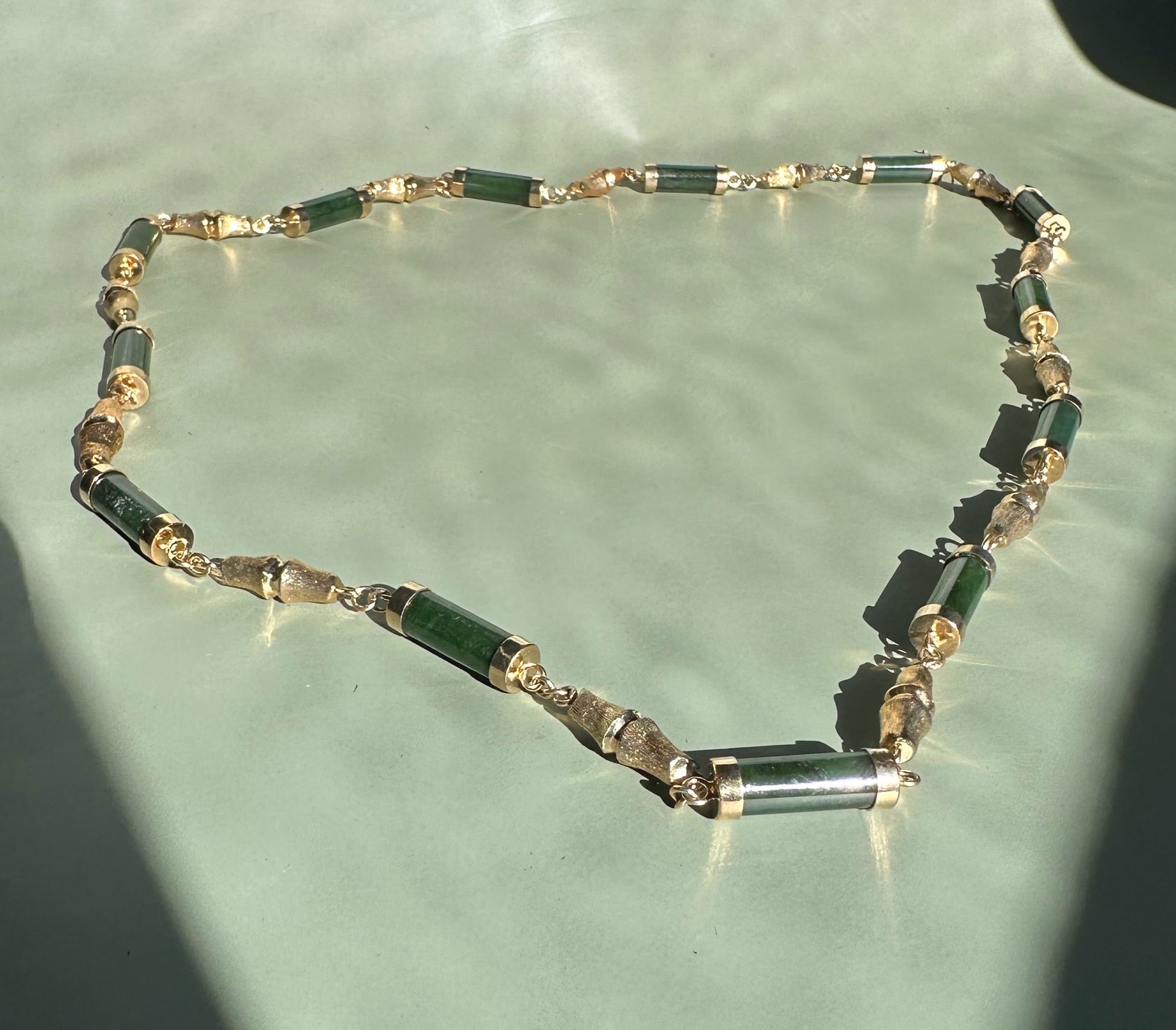 Vintage Jade Necklace - 30" –