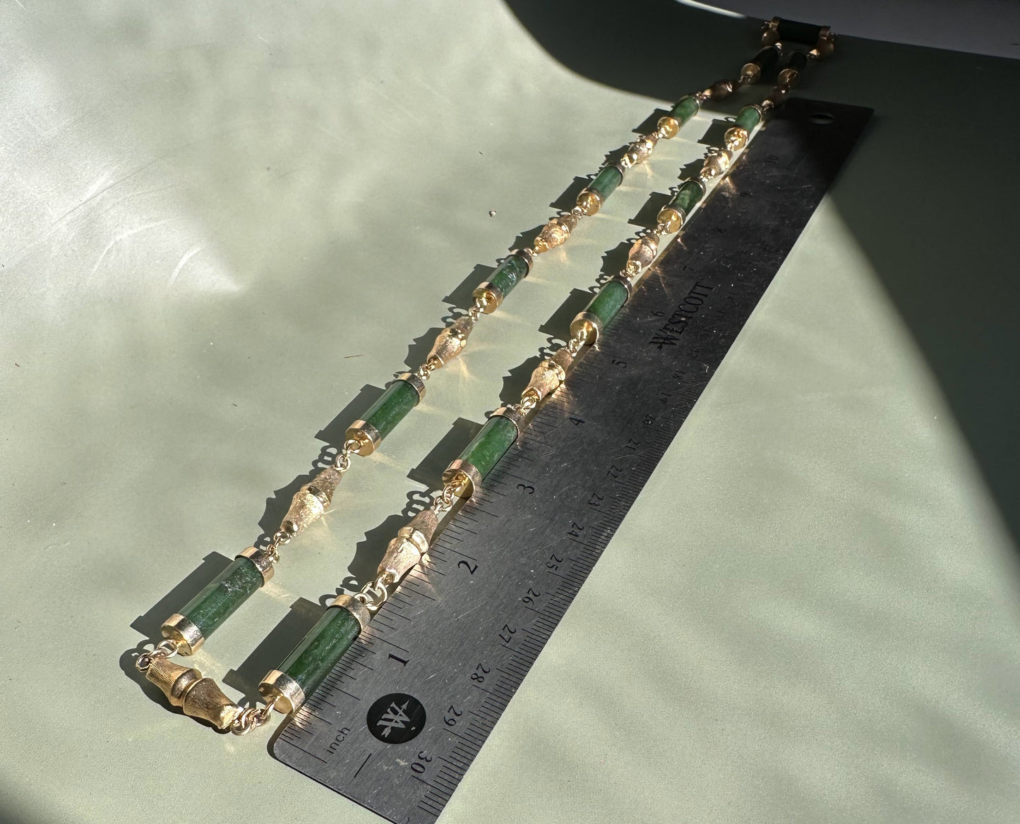 Vintage Jade Necklace - 30" –