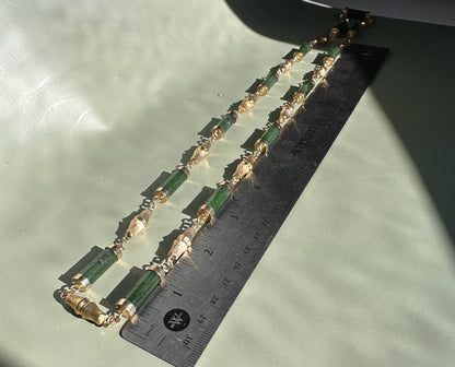 Vintage Jade Necklace - 30" –