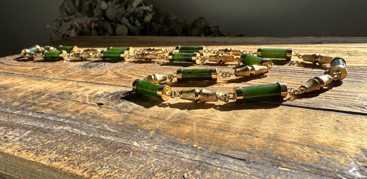 Vintage Jade Necklace - 30" –