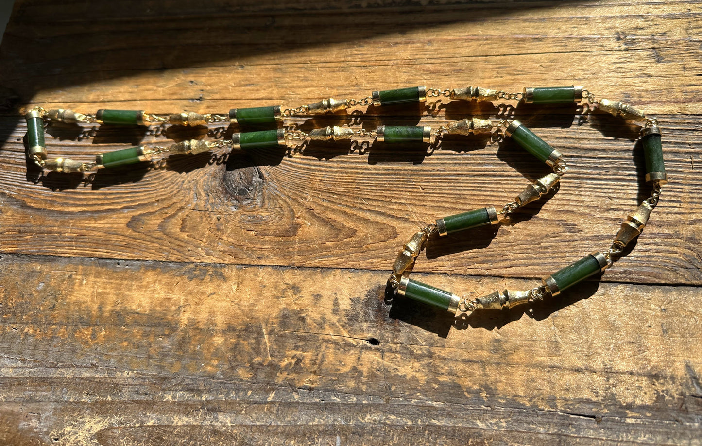 Vintage Jade Necklace - 30" –