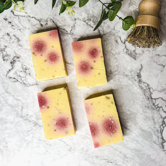 Honeysuckle Rose Petals - Handmade Soap
