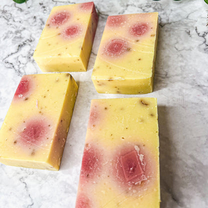 Honeysuckle Rose Petals - Handmade Soap – Soap bar