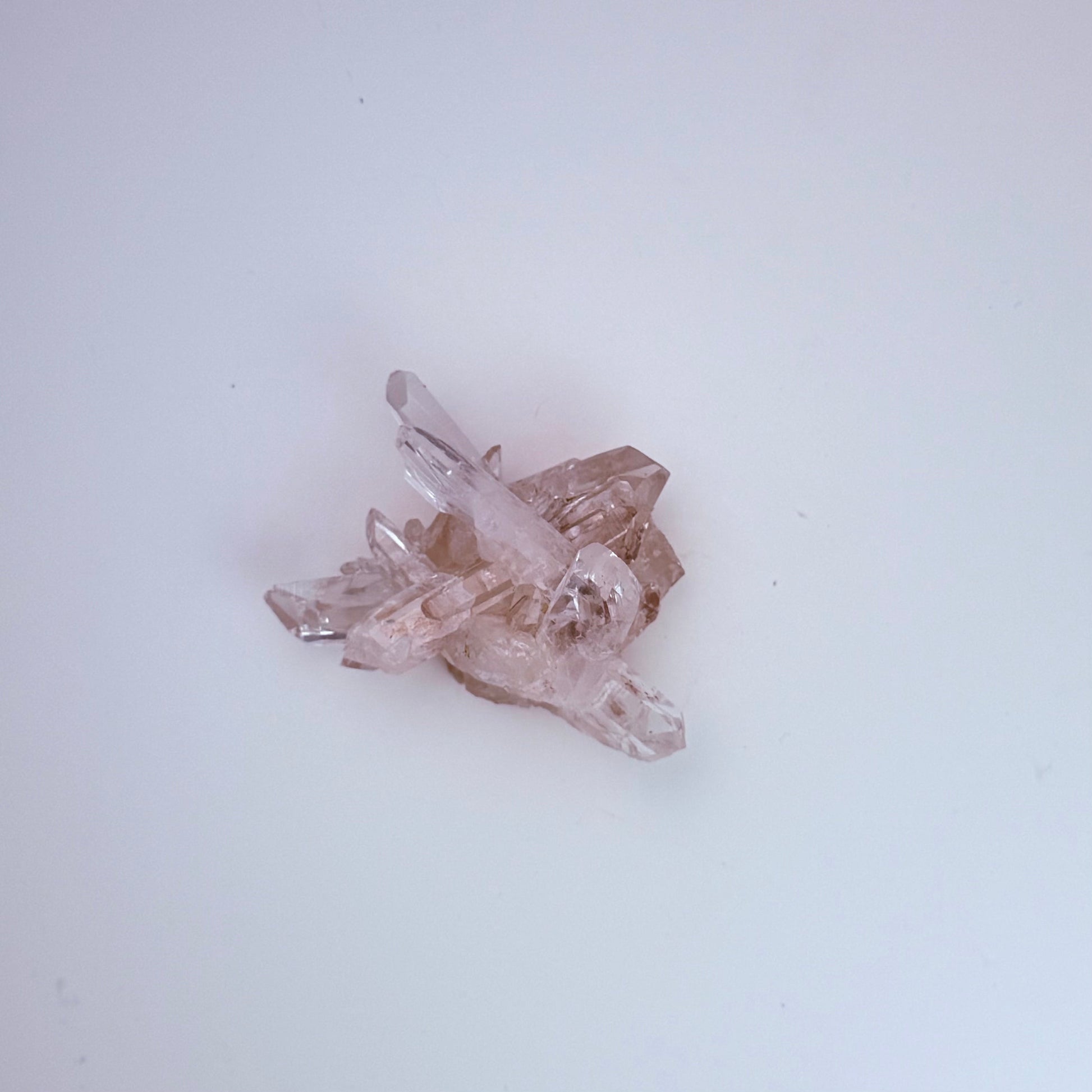 Lemurian Quartz – Pink Lithium (MD) Cluster - Columbia