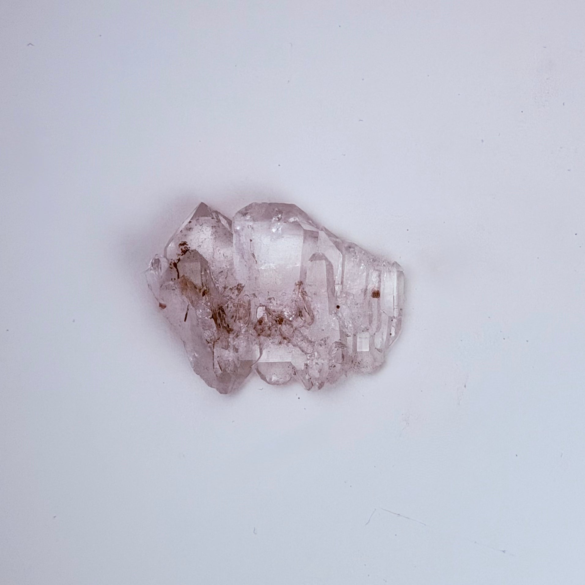 Lemurian Quartz – Pink Lithium SM Faden Cluster - Columbia