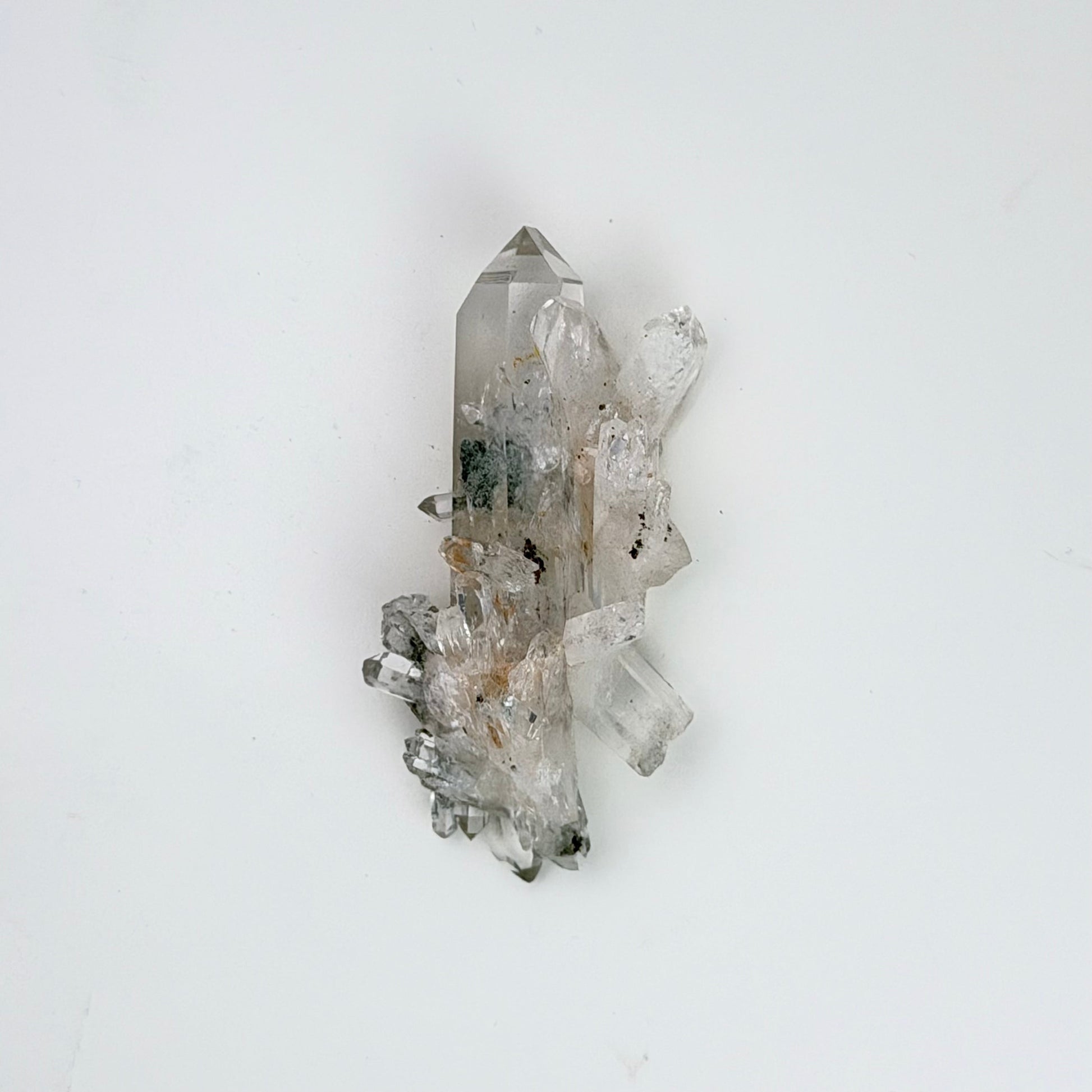 Lemurian Quartz – Single Point w cluster - Columbia