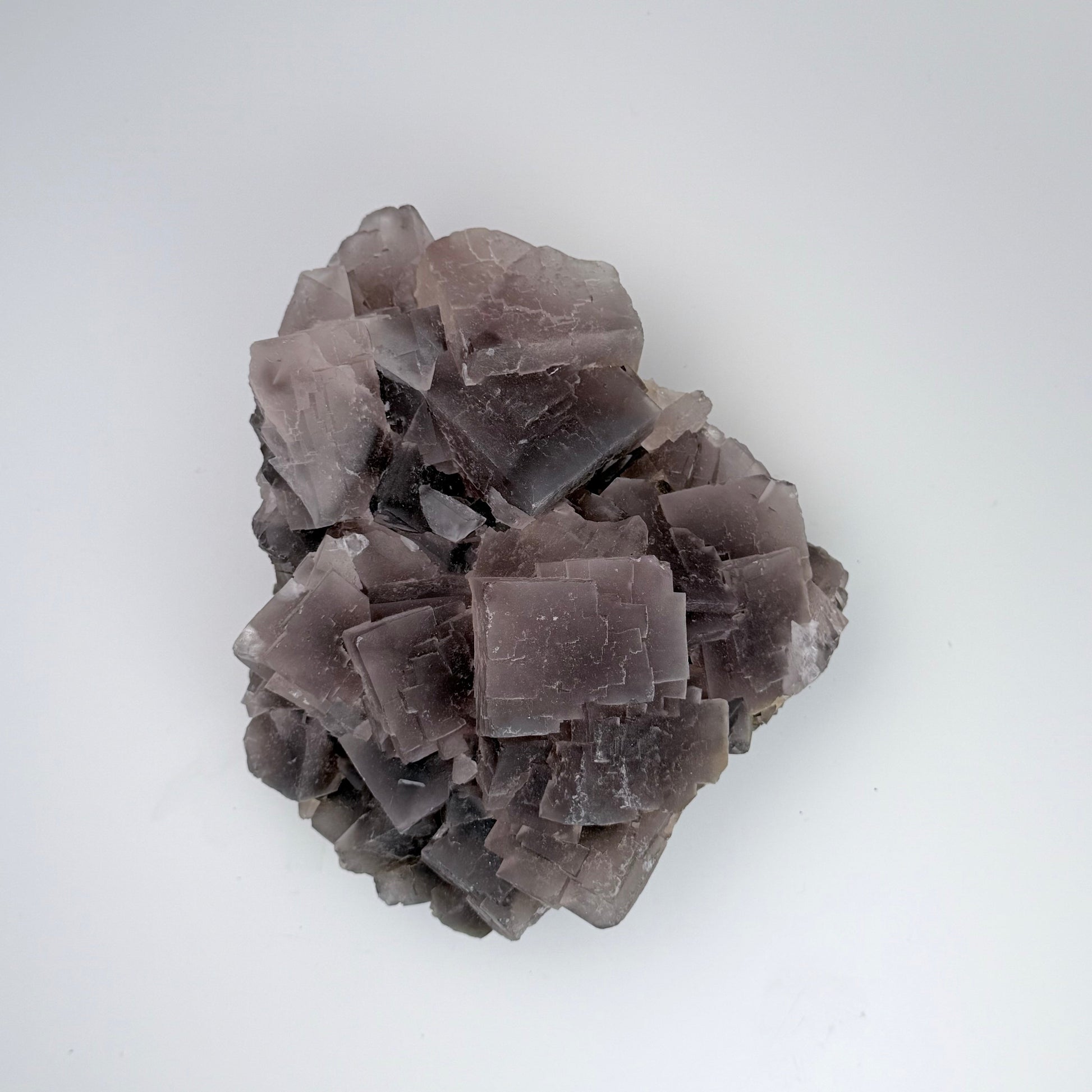 Rare Purple Fluorite – Natural Crystal Specimen from Pakistan – Purple 7.5x6x3.5"