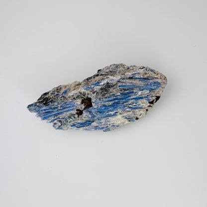 Blue Kyanite w/quartz – 4.5x2x1" (Garnet inc)