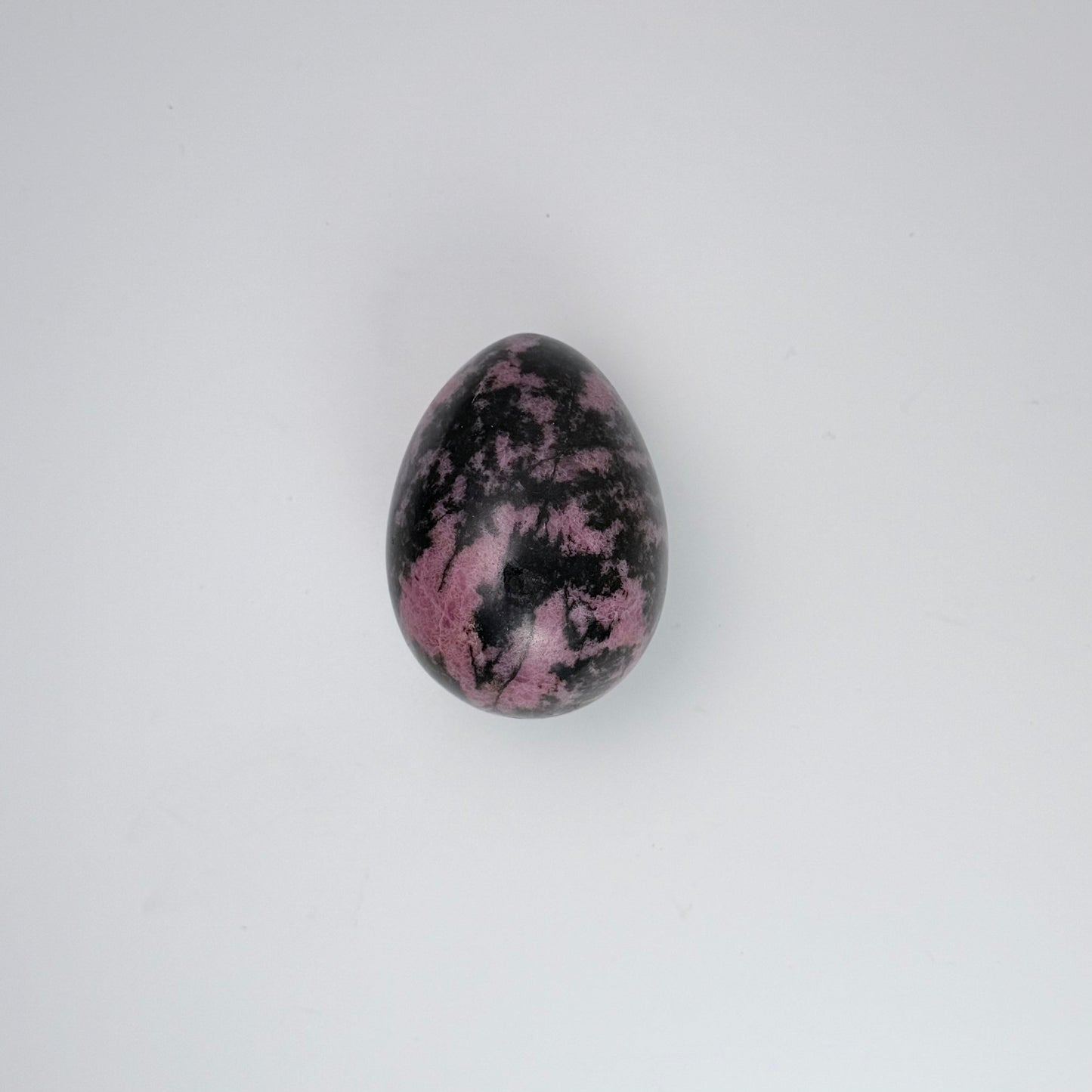 Rhodonite Egg – 2.75" x 48.5 mm