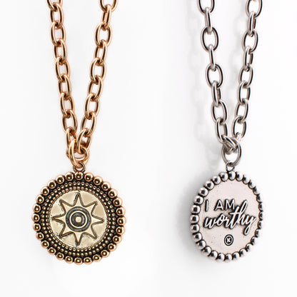 I Am Worthy Sun Essential Necklace – essential