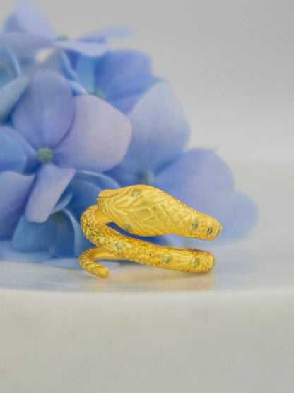 Basil Cobra Ring