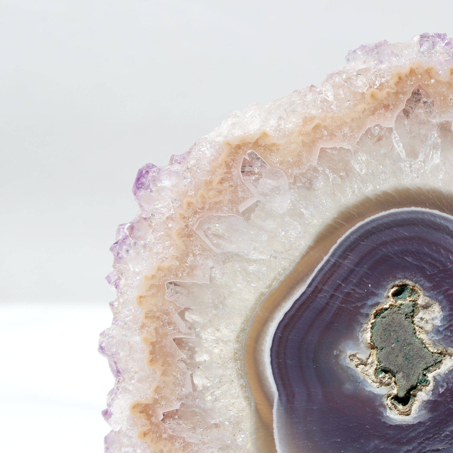 Pastel Blue Agate Stalactite