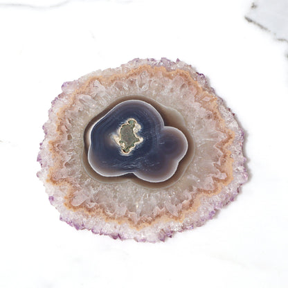 Pastel Blue Agate Stalactite